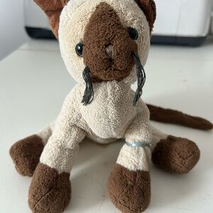 Vintage Webkinz Siamese Plush Cat